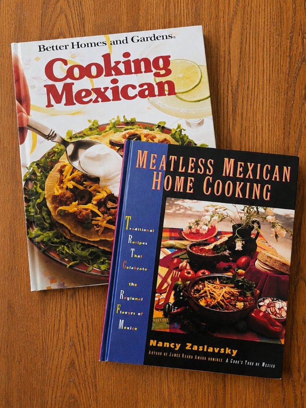 Mexican Cookbook Bundle Meatless Mexican Home Cooking & BH&G Cooking Mexican HC